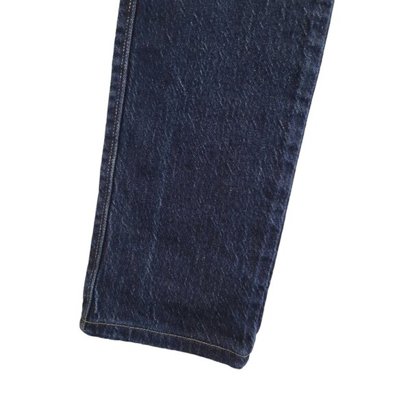 Frame Unique Two Tone Sylvie Straight Jeans 23 Indigo Combo Pants Denim Color - Picture 7 of 12